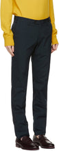 Loro Piana Navy Slim Pantaflat Trousers