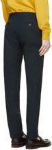 Loro Piana Navy Slim Pantaflat Trousers