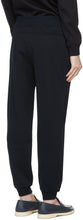 Loro Piana Navy Virgin Wool Holburn Lounge Pants