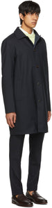 Loro Piana Reversible Navy Malden Coat