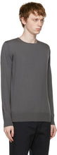 Loro Piana Taupe Silk Elmwood Crewneck Sweater