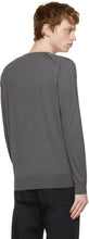 Loro Piana Taupe Silk Elmwood Crewneck Sweater