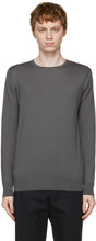 Loro Piana Taupe Silk Elmwood Crewneck Sweater - Loro Piana Taupe Soie Elmwood Crewneck Pull - Loro 피아나 Taupe 실크 엘 미 우드 크루 넥 스웨터