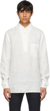 Loro Piana White AndrÃ© Arizona Shirt - Loro Piana Blanc Chemise Andrézona - Loro 피아나 화이트 André Anizona Shirt.