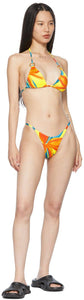 Louisa Ballou Yellow & Orange Mini Ring Bikini