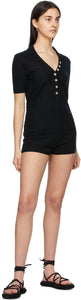 Loulou Studio Black Cashmere Robben Shorts