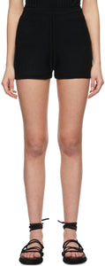 Loulou Studio Black Cashmere Robben Shorts - Short de Robben Cashmere Noir de Loulou Studio - Loulou Studio 블랙 캐시미어 Robben 반바지