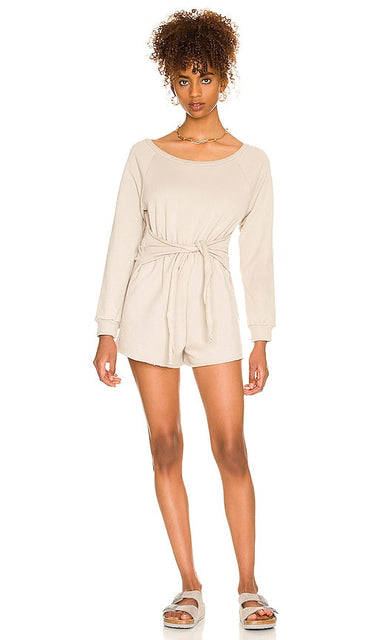 Lovers and Friends Avi Romper in Taupe Amoureux et amis Avi Romper à Taupe 恋人和朋友avi romper在灰褐色