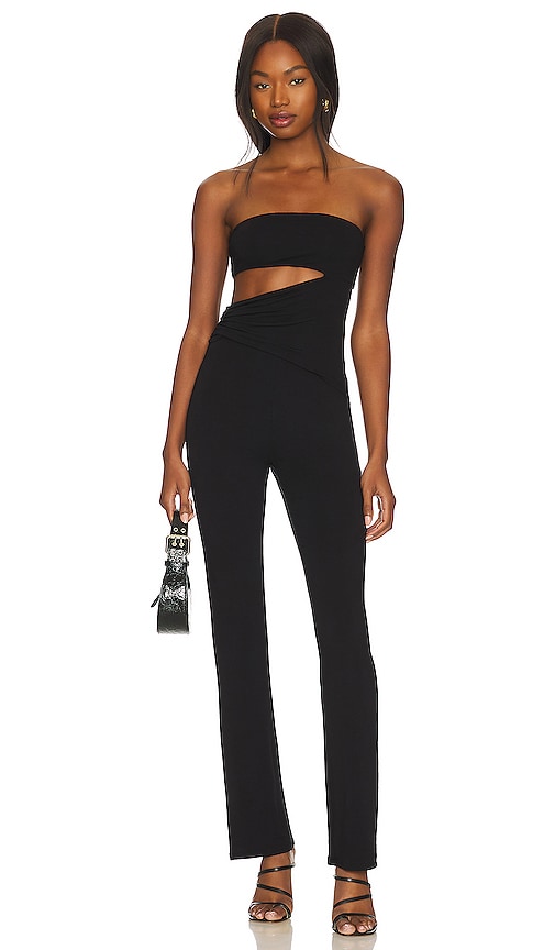 Lovers and Friends Conor Jumpsuit in Black Amateurs et amis Conor Suit en noir 恋人和朋友Conor连身裤穿着黑色