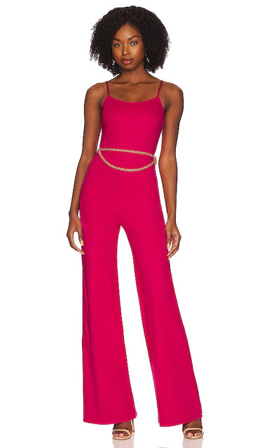 Lovers and Friends Lavinia Jumpsuit in Fuchsia Amateurs et amis Lavinia Suit en fuchsia 恋人和朋友紫红色的Lavinia连身裤