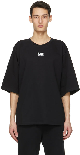 M.A. Martin AsbjÃ¸rn Black Logo T-Shirt - M.A. T-shirt de logo noir de Martin Asbjã¸rn - M.A. Martin Asbjãīrn 블랙 로고 티셔츠