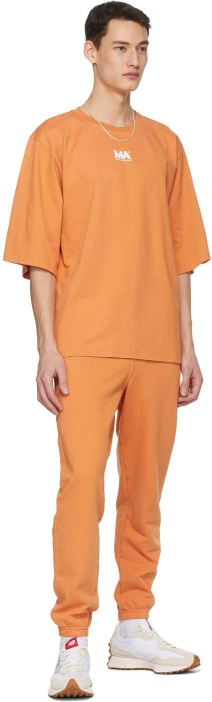 M.A. Martin AsbjÃ¸rn Orange Logo T-Shirt