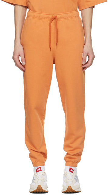 M.A. Martin AsbjÃ¸rn Orange Logo Track Pants - M.A. Martin ASBJÃ¸RN Orange Logo Pantalon de piste - M.A. Martin Asbjãīrn 오렌지 로고 트랙 바지