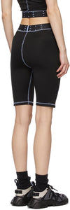 MCQ Black Base Layer Cycling Shorts