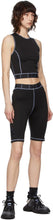MCQ Black Base Layer Cycling Shorts