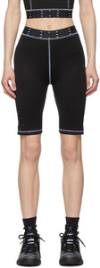 MCQ Black Base Layer Cycling Shorts - Courts cyclistes de couche de base noirs MCQ - MCQ 블랙베이스 레이어 사이클링 반바지