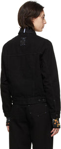 MCQ Black Denim Classic Jacket