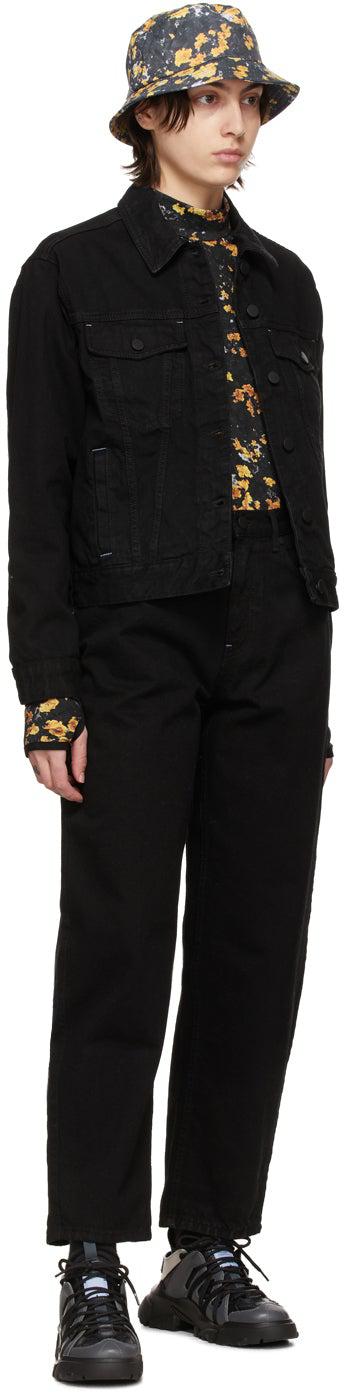 MCQ Black Denim Classic Jacket