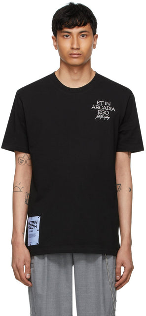 MCQ Black 'Game Over' T-Shirt - T-shirt MCQ Black 'Game Over' - MCQ Black '게임'T 셔츠