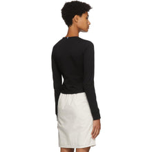 MCQ Black Jack Branded Slim Long Sleeve T-Shirt