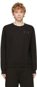 MCQ Black Regular Pullover Sweatshirt - Sweat-shirt de pull ordinaire noire MCQ - MCQ 블랙 레귤러 풀오버 스웨터