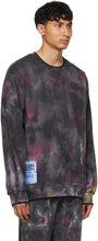 MCQ Black Relaxed-Fit Coverstitch Sweatshirt