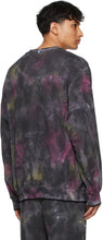 MCQ Black Relaxed-Fit Coverstitch Sweatshirt