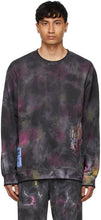 MCQ Black Relaxed-Fit Coverstitch Sweatshirt - Sweat-shirt CoverStact CoverStch McQ Black Relaxed-Fit - MCQ 검은 색 편안한 커버 스티치 스웨터 셔츠