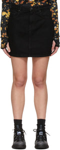 MCQ Black Straight Miniskirt - MINUNIKIRT DROITE NOIRE MCQ - MCQ Black Straight Miniskirt.