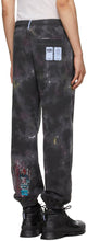 MCQ Black Tie-Dye Sweatpants