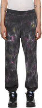 MCQ Black Tie-Dye Sweatpants - Pantalon de survêtement de colonie noire MCQ - MCQ 블랙 넥타이 염료 스웨트 팬츠