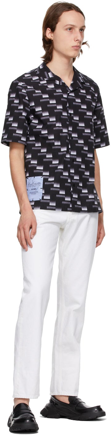 MCQ Black Yoke Casual Shirt