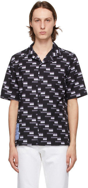MCQ Black Yoke Casual Shirt - MCQ Chemise occasionnelle de joug noir - MCQ 검은 요크 캐주얼 셔츠