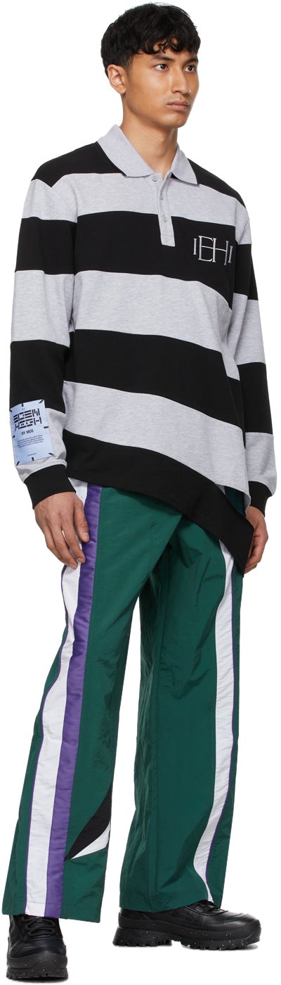 MCQ Green Striped Track Lounge Pants