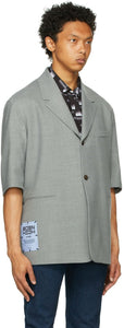 MCQ Grey Cutoff Blazer