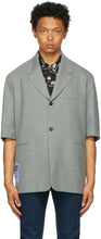 MCQ Grey Cutoff Blazer - Blazer de coupe gris mcq - MCQ 그레이 컷오프 블레이저