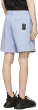 MCQ Purple Logo Shorts