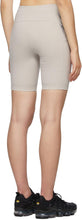 MISBHV Beige Lycra Techno Sport Bike Shorts