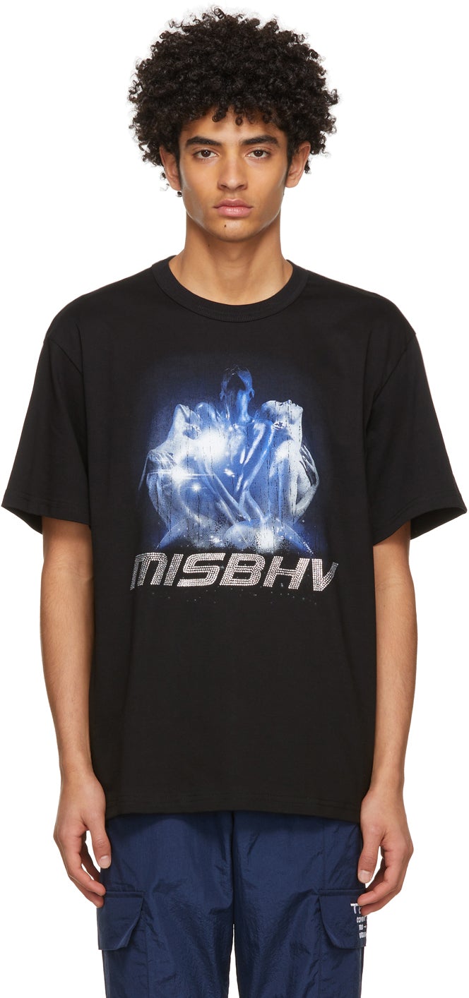 MISBHV Black 2001 Polizei T-Shirt - T-shirt Polizei Misbhv Noir 2001 - MISBHV 블랙 2001 Polizei T 셔츠