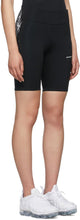 MISBHV Black Lycra Techno Sport Biker Shorts