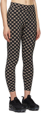 MISBHV Black Monogram Lara Leggings