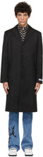 MISBHV Black Twill Recordings Trench Coat - Enregistrements en sergé noir Misbhv Trenchers - MISBHV 블랙 능 직물 녹음 트렌치 코트
