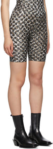 MISBHV Green Camo Monogram Biker Shorts