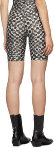 MISBHV Green Camo Monogram Biker Shorts