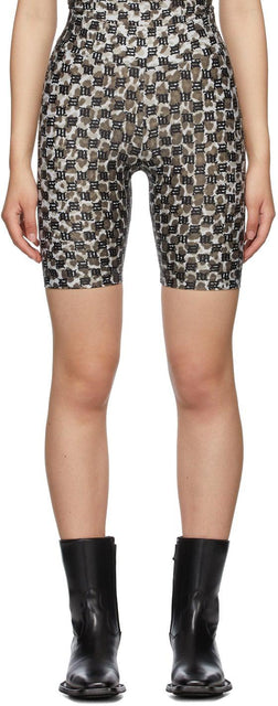 MISBHV Green Camo Monogram Biker Shorts - MISBHV CAMO VERT CAMO MONOGRAM BIKER Short - MISBHV 그린 카모 모노그램 바이커 반바지