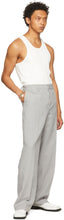 MISBHV Grey Recordings Relaxed Tailored Trousers