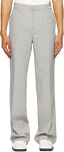 MISBHV Grey Recordings Relaxed Tailored Trousers - Enregistrements Grey Misbhv Enregistrements décontractés Pantalon sur mesure - MISBHV 그레이 레코딩은 편안한 맞춤형 바지입니다