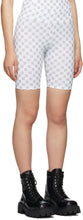 MISBHV White Monogram Biker Shorts