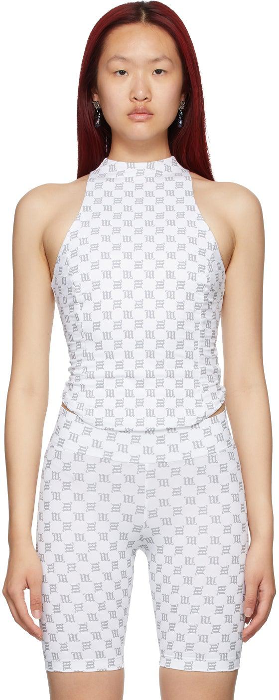 MISBHV White Reflective Monogram Lara Tank Top – BlackSkinny