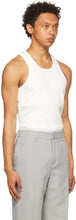 MISBHV White Ribbed Tank Top